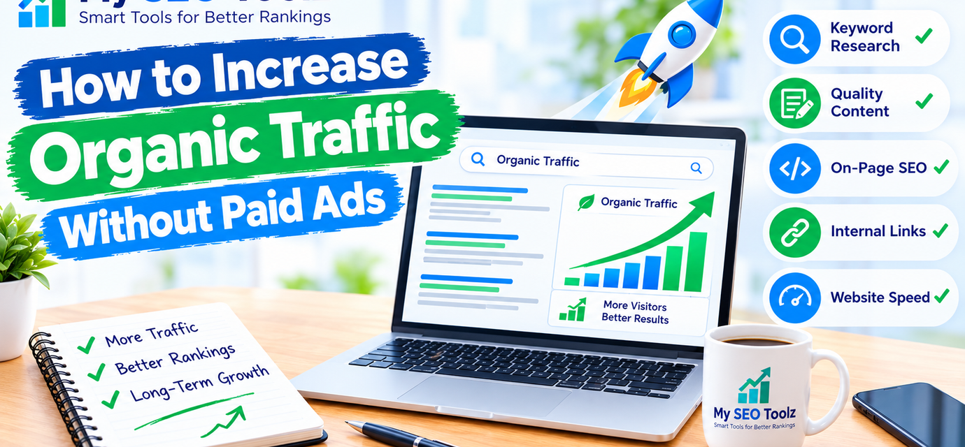 How to increase organic traffic without paid ads