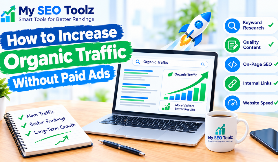 How to increase organic traffic without paid ads
