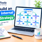 Internal linking strategy showing connected website pages and SEO navigation