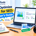 Website image optimization showing image SEO tips and file compression