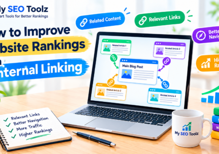 Internal linking strategy connecting related blog posts to improve website navigation