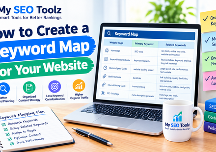 How to create a keyword map for your website using keyword research and SEO planning